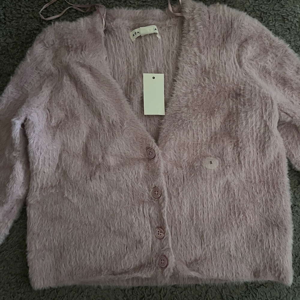 Pink cardigan
